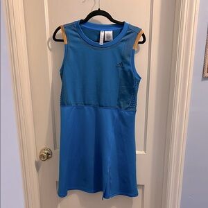 Adidas Primegreen active dress. Blue with ventilated sides and back. Large‎